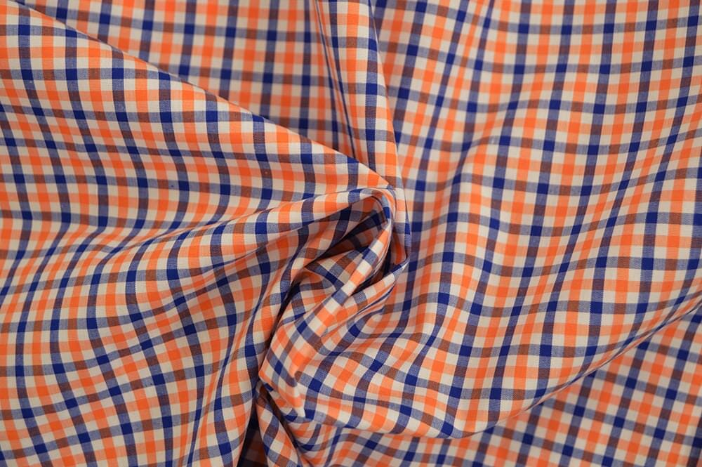 Orange & Blue Syracuse Gingham Shirt
