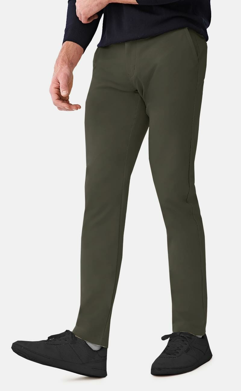 Taupe Performance Stretch Chinos