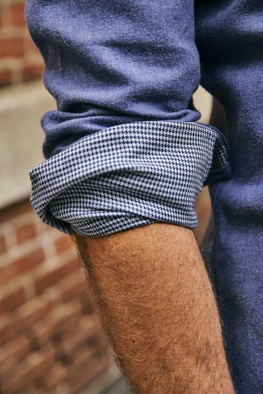 Double Sided Blue Flannel