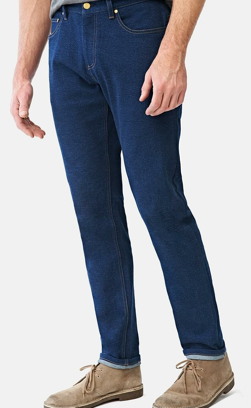 St Immoraliteit Bezwaar Men's Vintage Blue Denim Jeans - Woodies Clothing