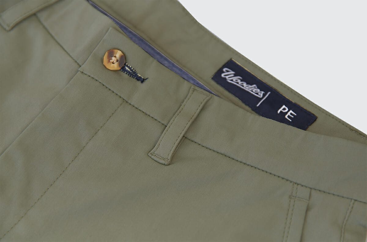 Natural Olive Stretch Chinos
