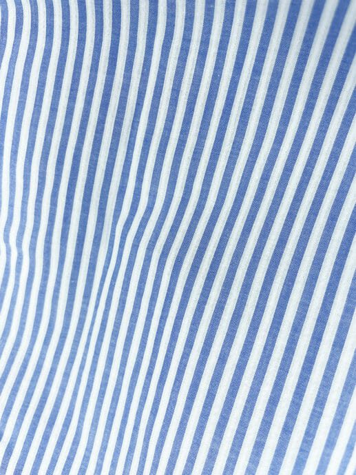 Light Blue Striped Seersucker Shirt
