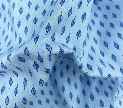 The Blue Leaf Print Shirt