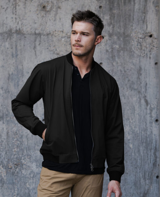 The Black Performance Bomber Jacket