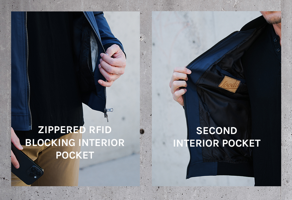 The Navy Performance Bomber Jacket - thumbnail 3