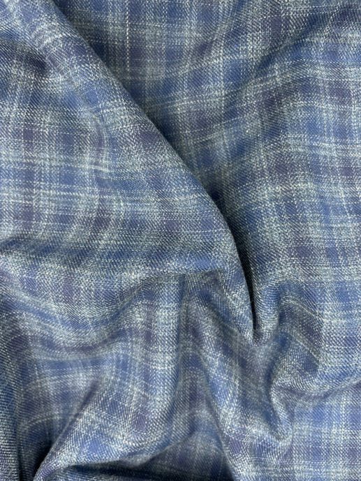 Blue Ombre Plaid Flannel
