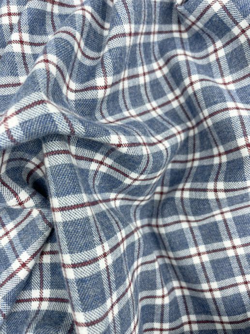 Blue Traditional Plaid Flannel