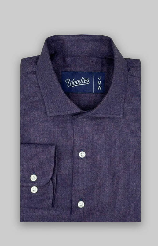 Blue and Red Speckled Flannel