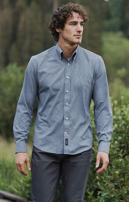The Next Generation Performance Shirt in Chambray