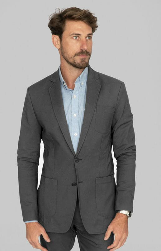 The Grey Performance Suit - Patch Pockets