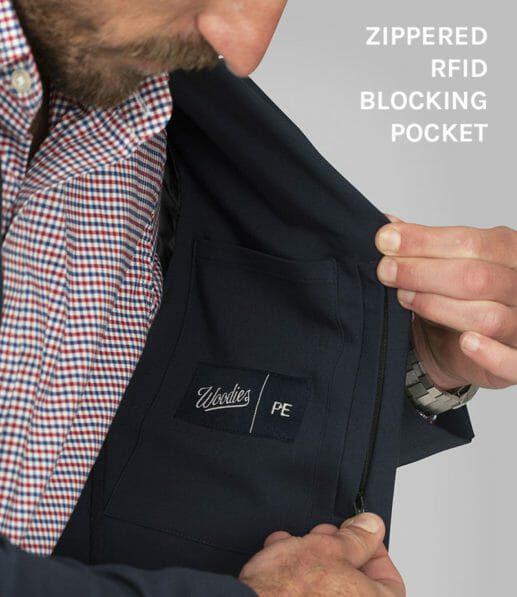The Navy Performance Blazer - Flap Pockets