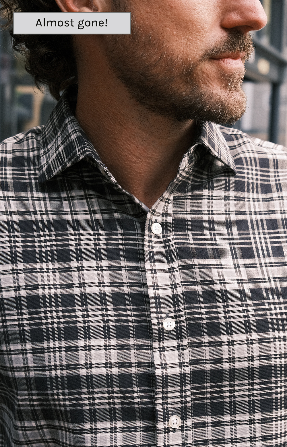Black Plaid Performance Flannel