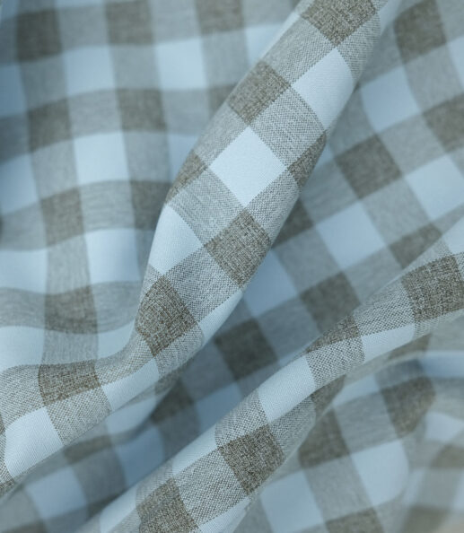 Heathered Medium Gingham Performance Shirt