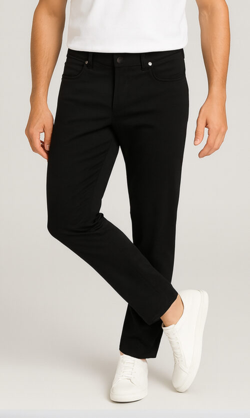 Black 5 Pocket Performance Pants