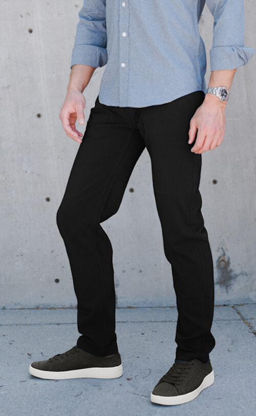 The Black Performance Pants Fabric