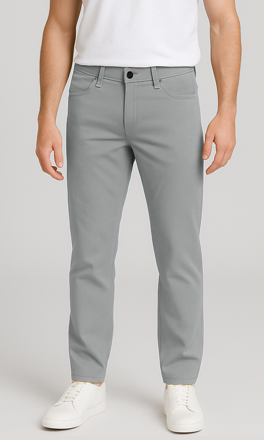 The Light Grey 5 Pocket Performance Pants