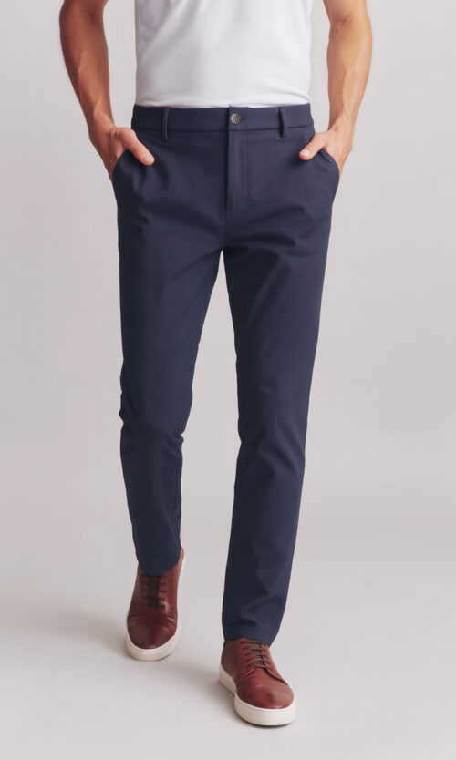 Navy Performance Pants Stretch