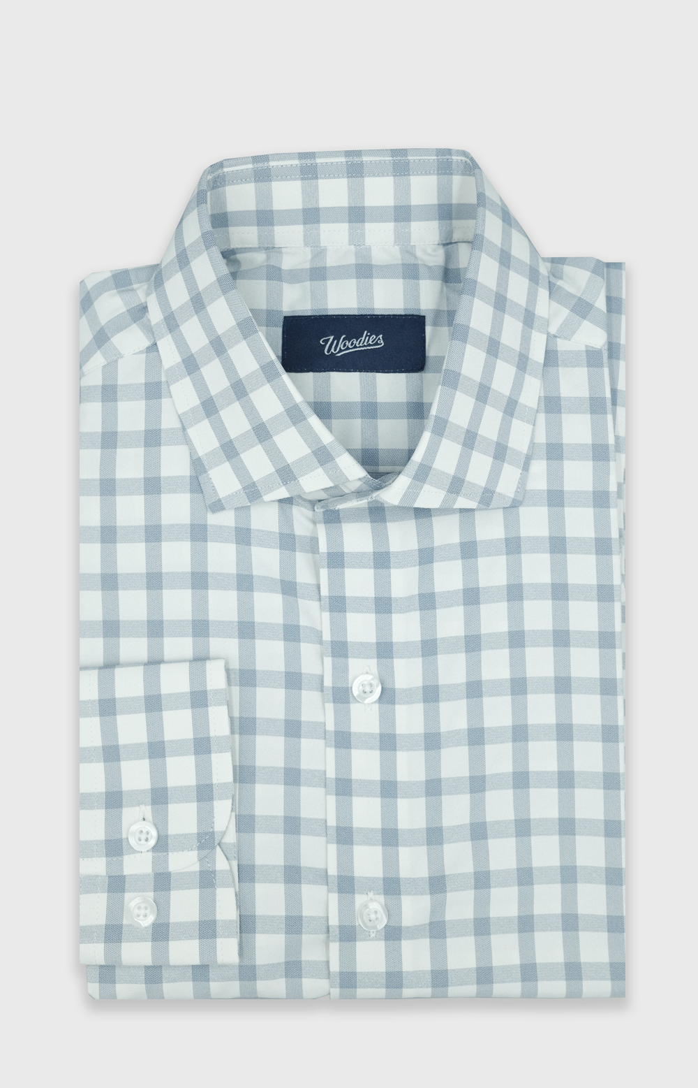 Inlet Blue Tattersall Performance Shirt