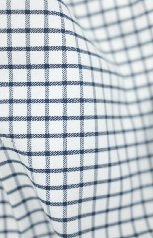 Dark Navy Windowpane Performance Shirt