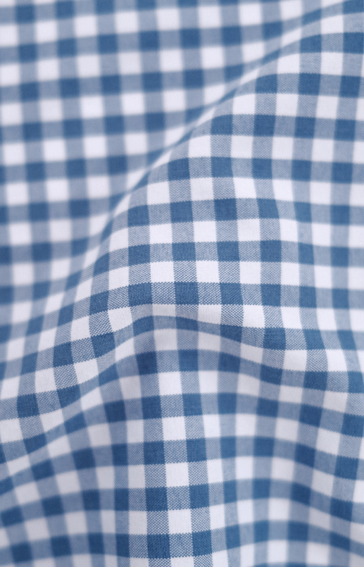 Nordic Blue Gingham Performance Shirt