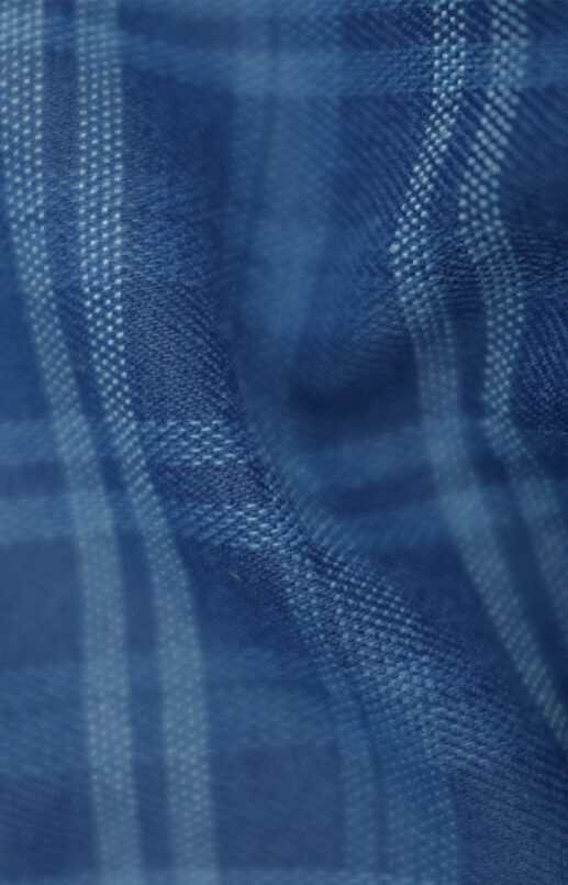 Tonal Blue Plaid Performance Flannel