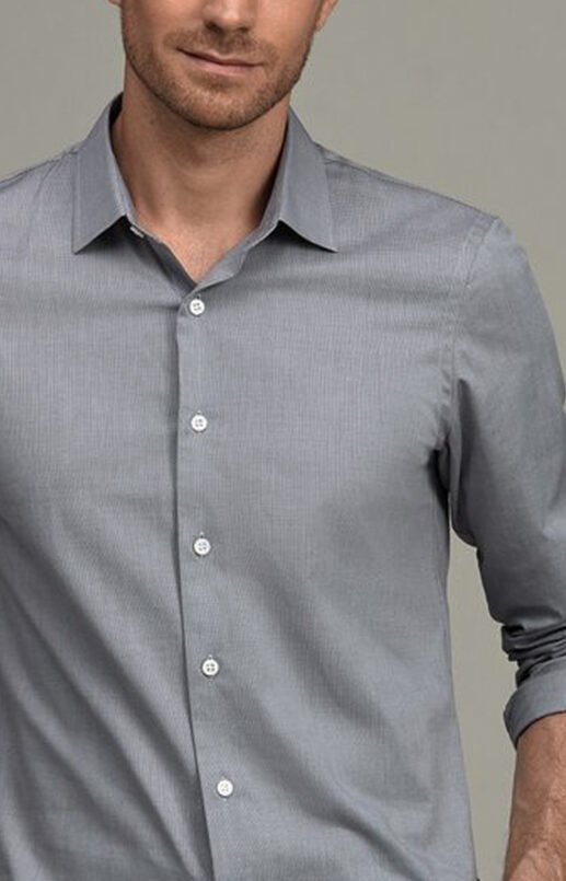 Grey Stain Resistant Performance Shirt