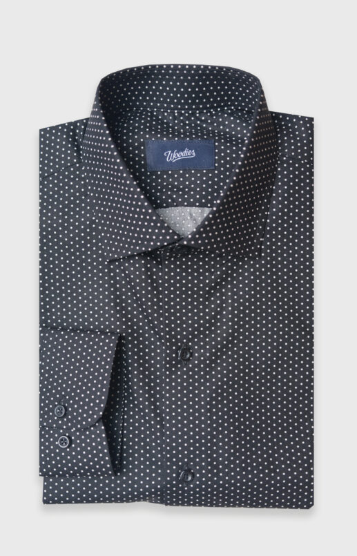 Black Polka Dot Shirt