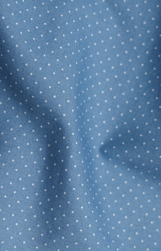 Denim Blue Polka Dot Shirt