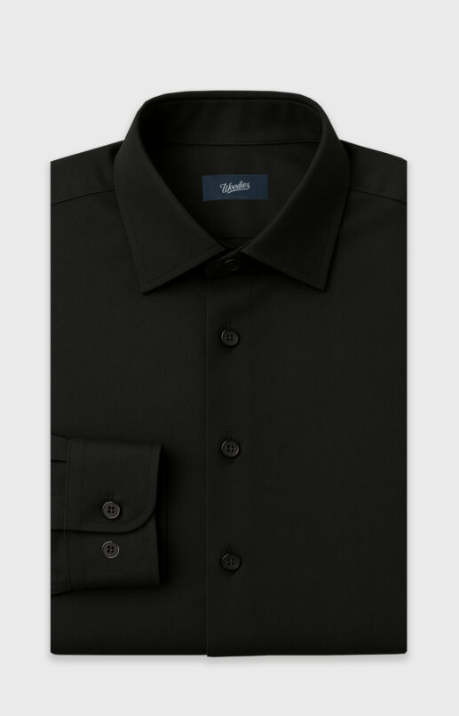 Solid Black Non-Iron Shirt