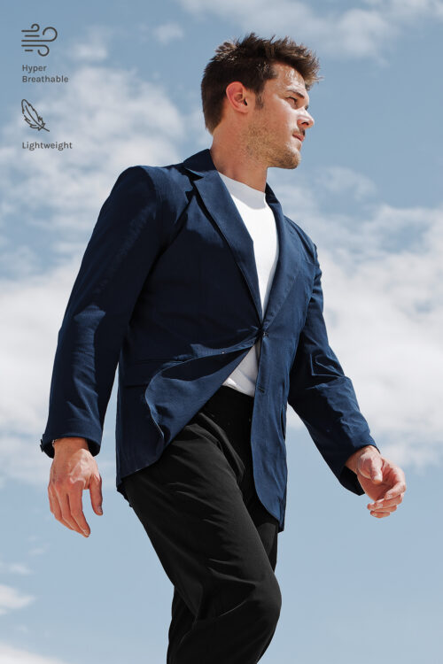 Navy Aeroflex Blazer