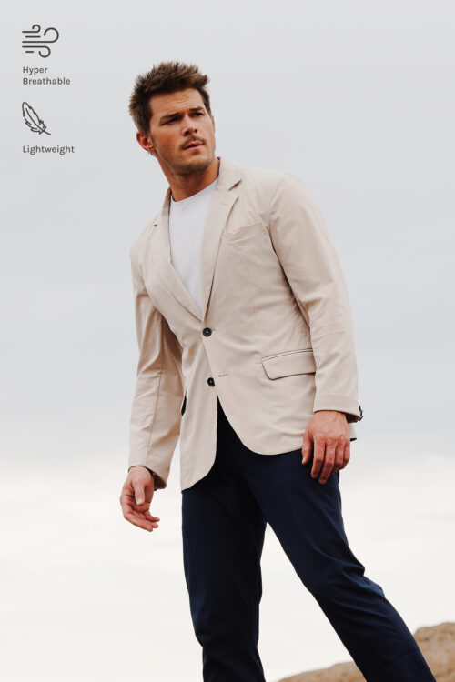 The Tan Aeroflex Performance Blazer