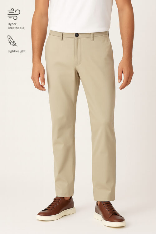 Tan Aeroflex Performance Pants