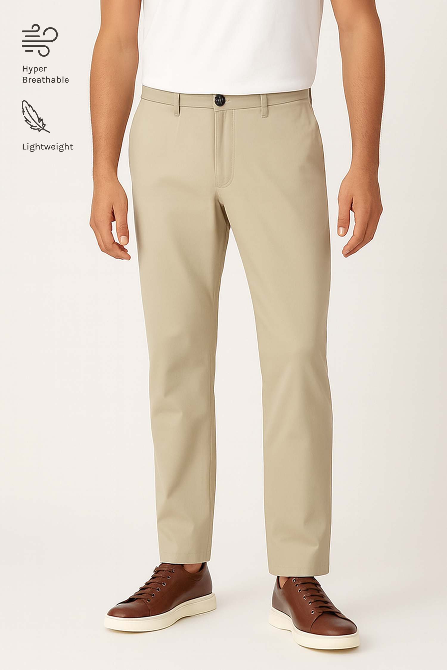 The Tan Aeroflex Performance Pants