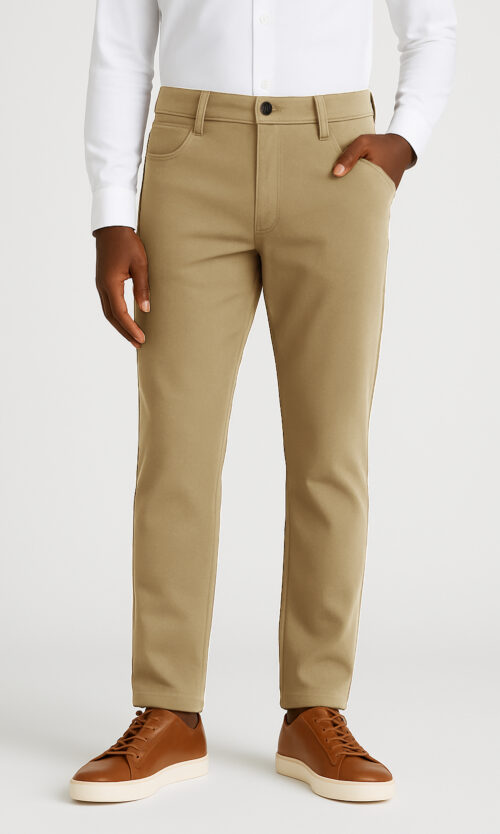 Khaki 5 Pocket Performance Pants