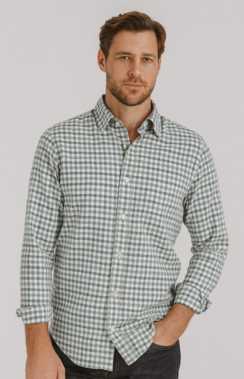 Aspen & Grey Gingham Heavyweight Flannel