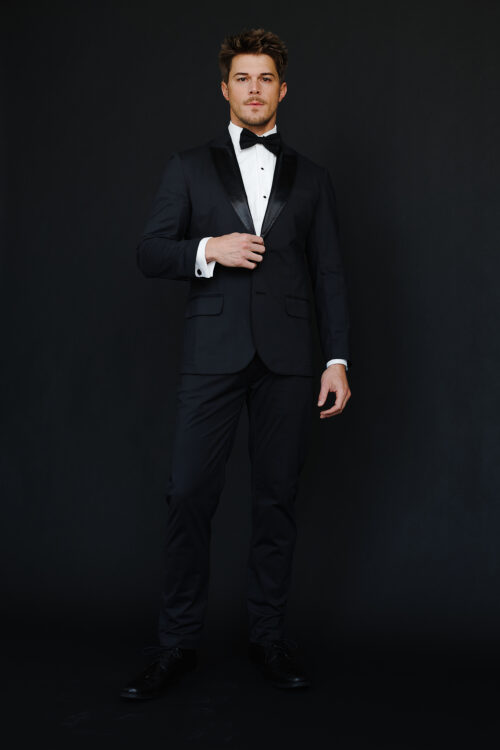 Black Performance Tuxedo on figure