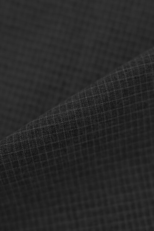 Heathered Black Micro Grid Performance Shirt