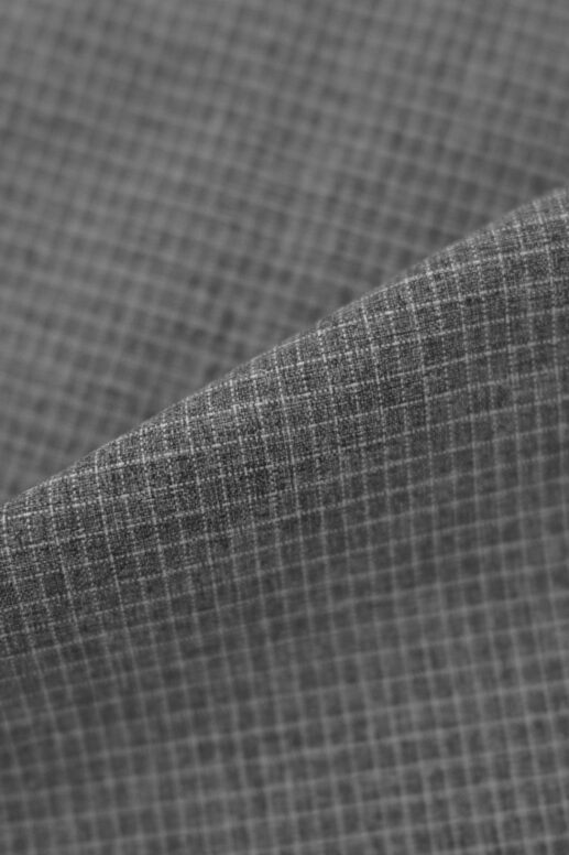 Heathered Grey Micro Grid Performance Shirt