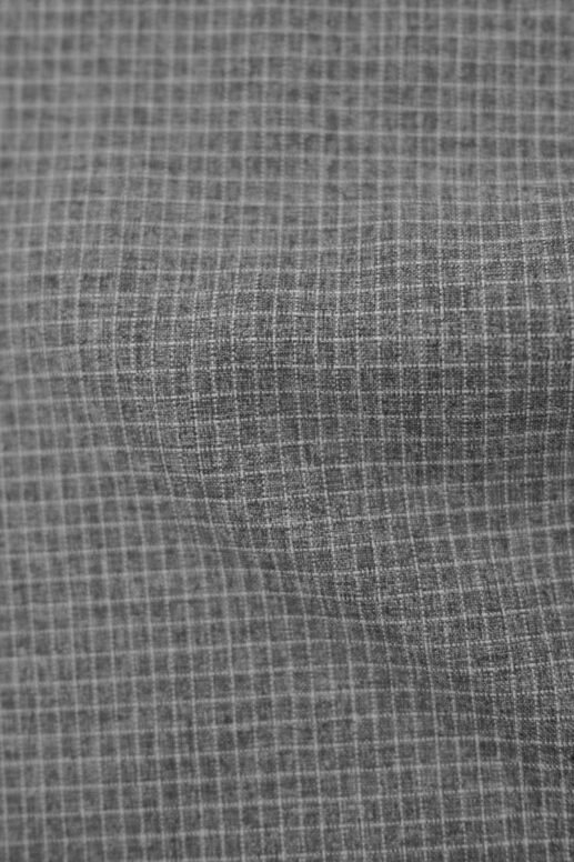 Heathered Grey Micro Grid Performance Shirt