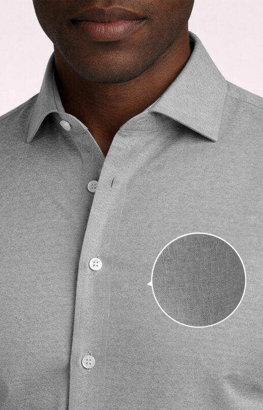 Heathered Light Grey Performance Shirt