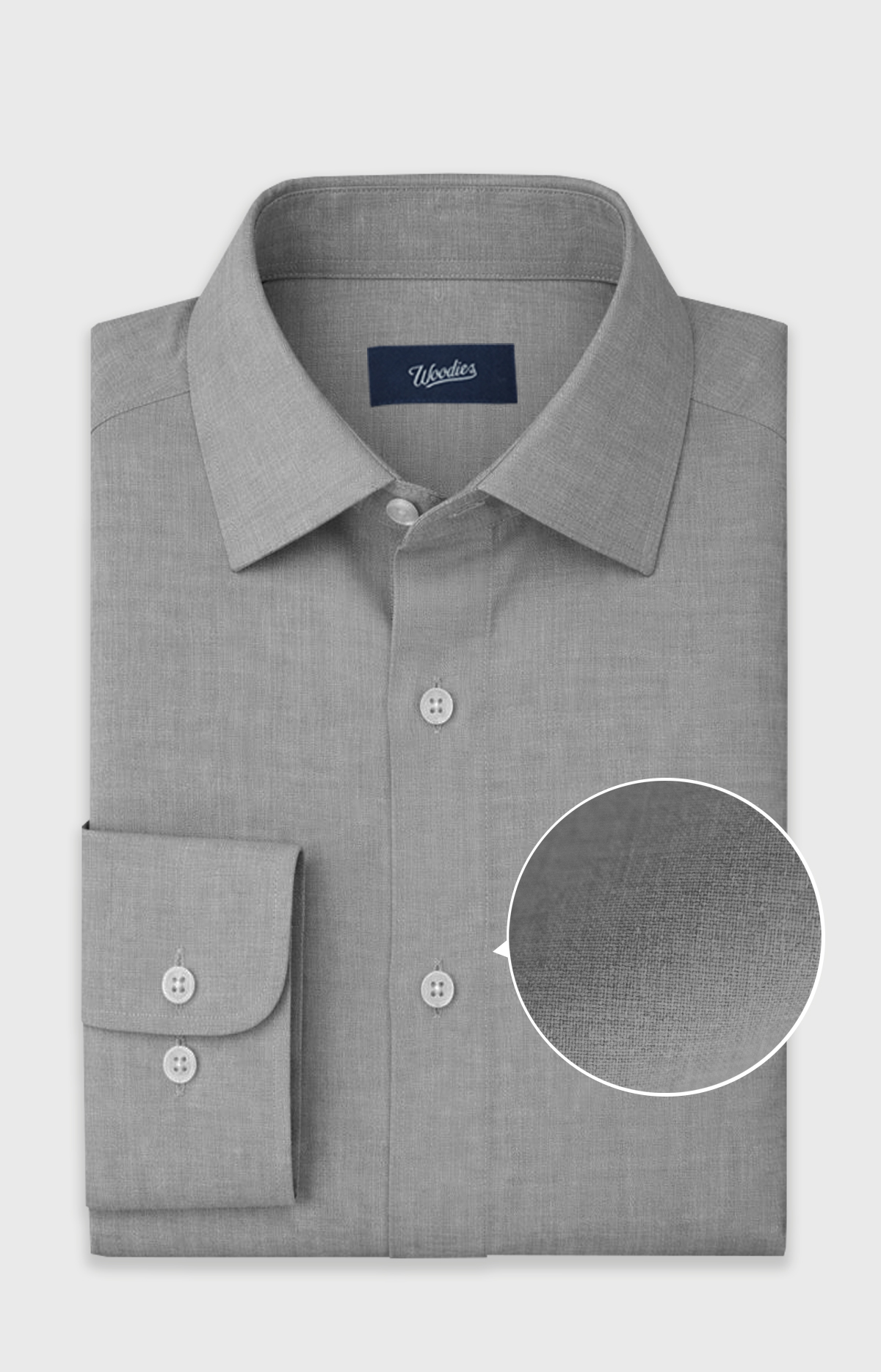Heathered Light Grey Performance Shirt