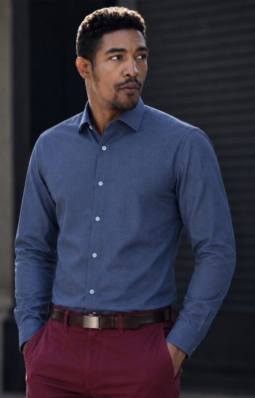 Classic Blue Denim Shirt