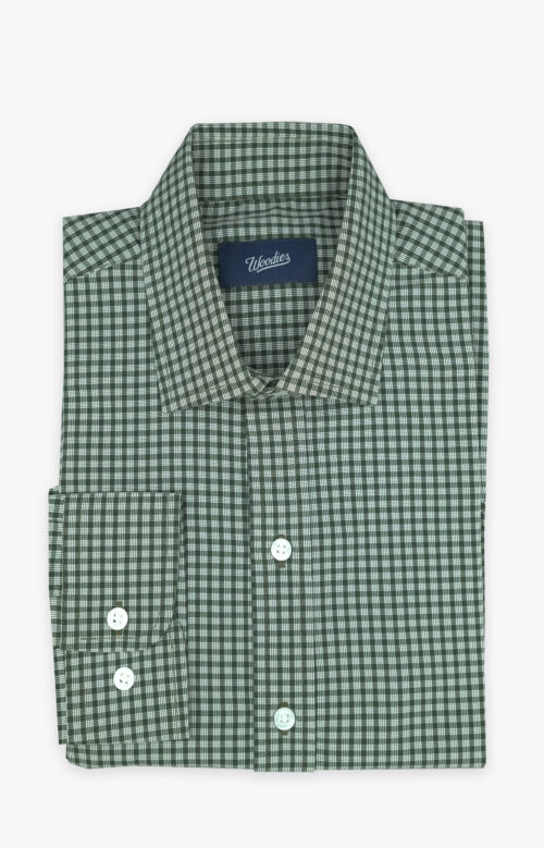 Dark Olive Plaid Performance Shirt