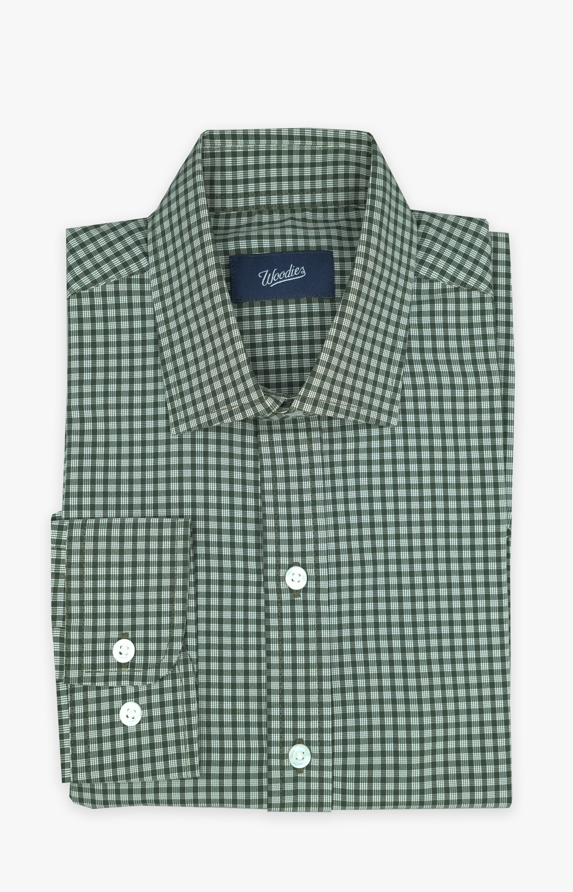 Dark Olive Plaid Performance Shirt