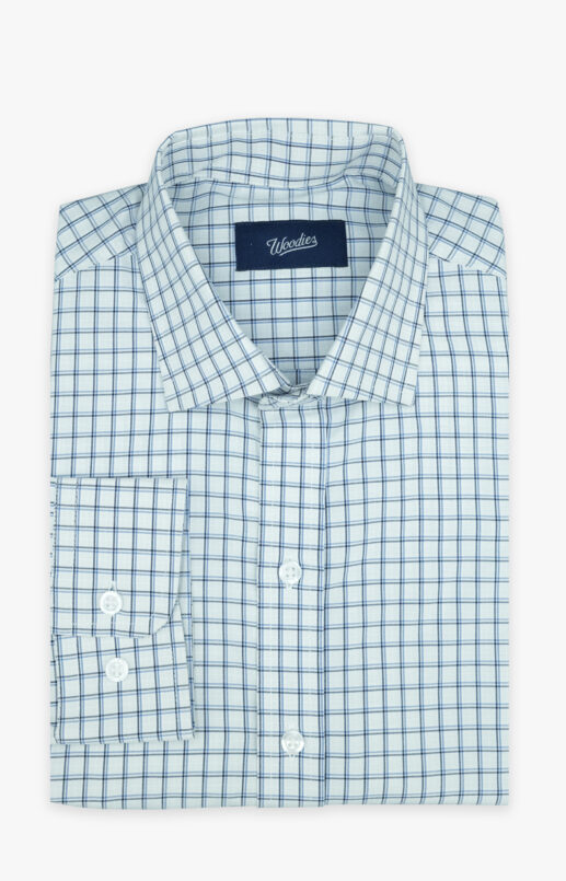 Grey Mist Check Performance Shirt