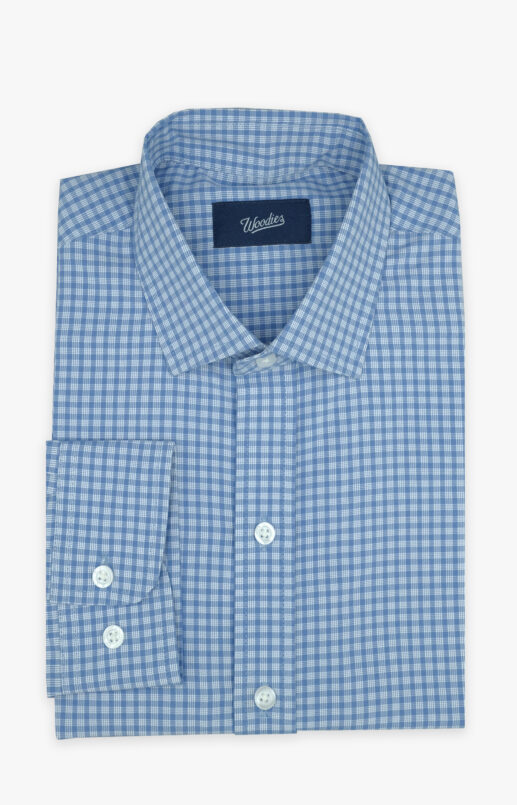 Windy Blue Plaid Performance Shirt