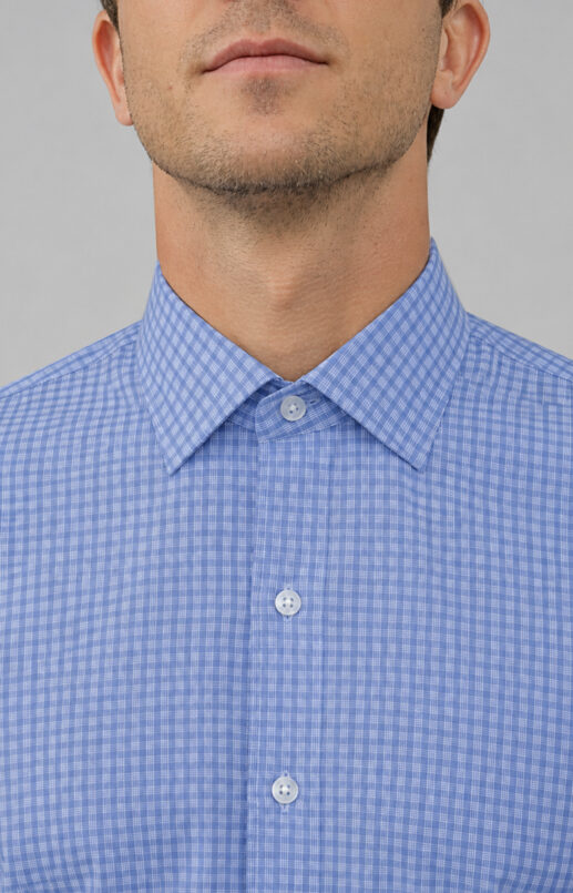 Windy Blue Plaid Performance Shirt