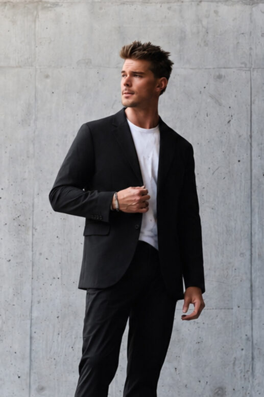 The Black Performance Lined Blazer