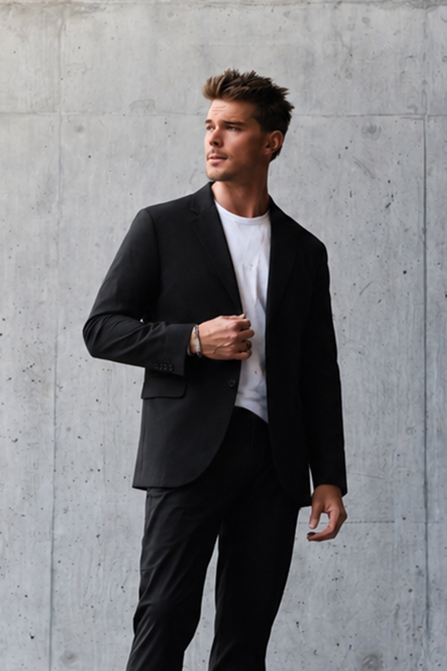 The Black Performance Lined Blazer